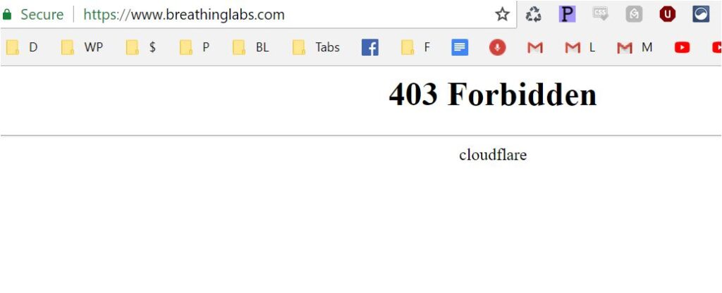 error 403 forbidden cloudflare web scaping 
