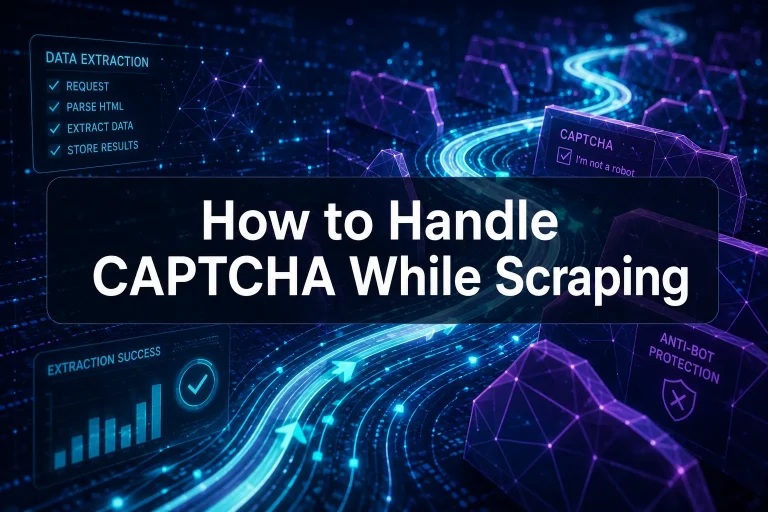 How to Handle CAPTCHA While Scraping