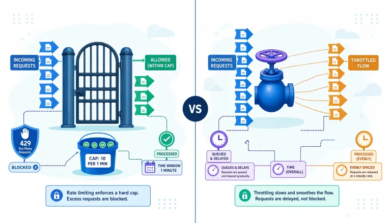 API Throttling vs API Rate Limiting in System Design: What Actually Matters in Production
