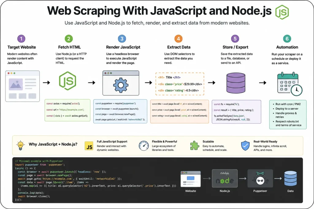 Web Scraping With JavaScript and Node.js